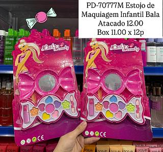 Estojo de Maquiagem Infantil Bala Little Beauty