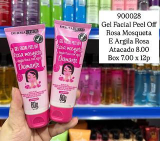 Gel Facial Peel Off Rosa Mosqueta e Argila Rosa Dermachem
