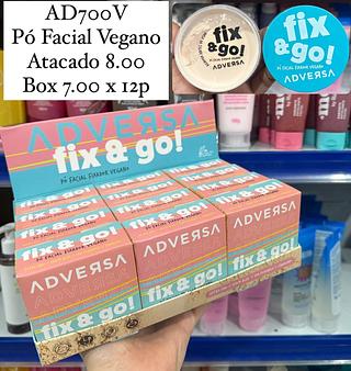 Pó Facial Vegano Fix & Go Adversa (somente peças)