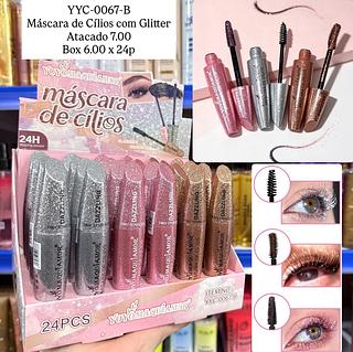 Máscara de Cílios com Glitter Yoyo Maquiamor