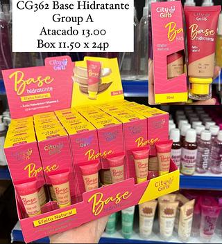 Base Hidratante Efeito Natural Grupo A City Girls