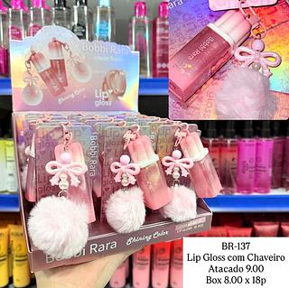 Lip Gloss com Chaveiro Bobbi Rara