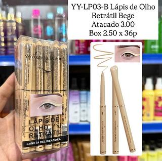 lápis de Olho Retrátil Bege Yoyo Maquiamor