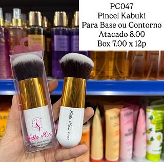 Mini Pincél Kabuki Para Base ou Contorno Hello Mini