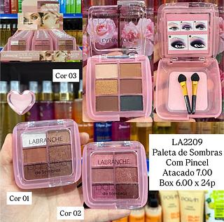 Paleta de Sombras Com Pincel Labranche