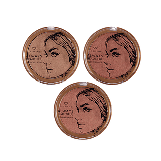 Pó Bronzeador Always Beautiful Jasmyne ( Validade 11 / 2025 )