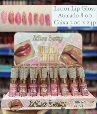 Lip Gloss Diamond Miss Betty (somente avulso)