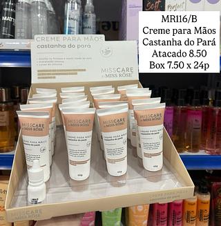 Creme Para as Mãos Castanha do Pará Miss Rôse