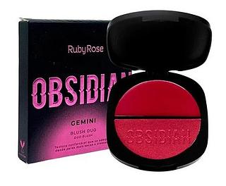 Blush Duo Obsidian Ruby Rose (somente peças)