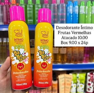 Desodorante Ìntimo Aerosol Frutas Vermelhas Soul