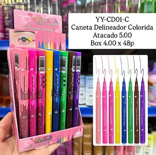 Caneta Delineador Colorida Yoyo Maquiamor (somente avulso)