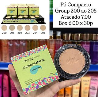 Pó Compacto Cor 200 ao 205 Max Love (somente peças)