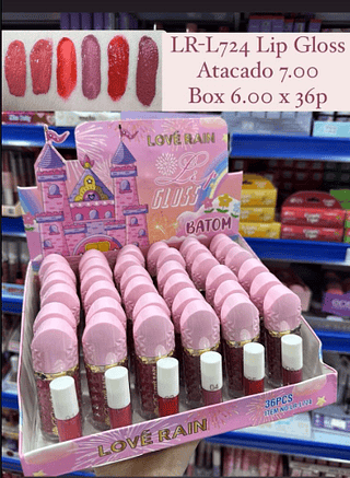 Lip Gloss Lové Rain (somente avulso)