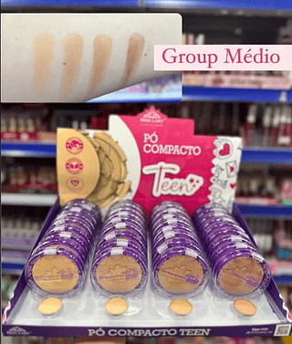 Pó Compacto Teen Miss Lary (validade 08/2026)