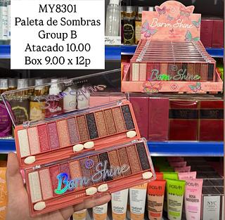 Paleta de Sombras Born Shine Grupo B Mylife