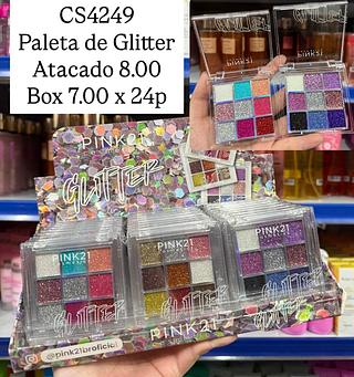 Paleta de Glitter Pink 21