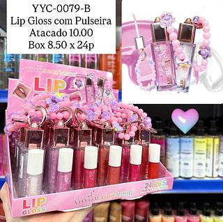 Lip Gloss com Pulseira Yoyo Maquiamor