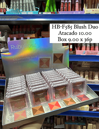 Blush Compacto Duo Ruby Rose (somente avulso db05/db04/db02 )