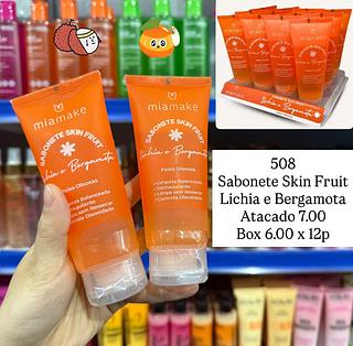 Sabonete Skin Fruit Lichia e Bergamota Mia Make