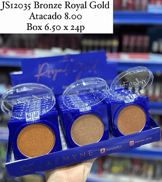 Bronzer Compacto Royal Gold Jasmyne (somente avulso)