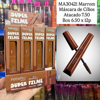 Máscara de Cílios Marrom Super Filme Febella