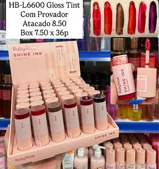 Lip Gloss Tint Shine Ink Ruby Rose