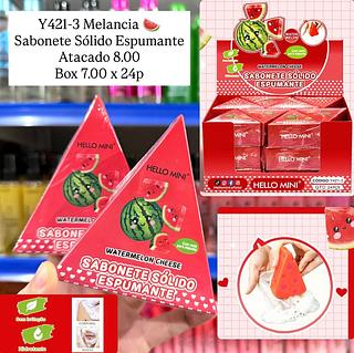 Sabonete Sólido Espumante Peach Cheese Melancia Hello Mini