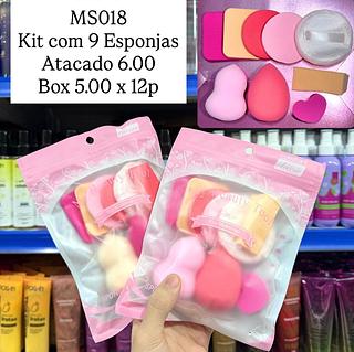 Kit com 9 Esponjas