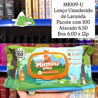 Lenço Umedecido de Lavanda Mimou Face Beauty