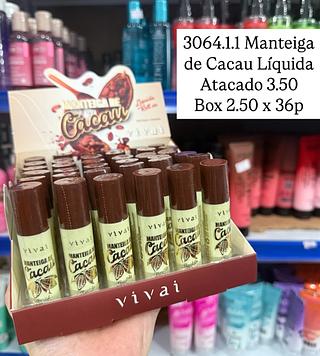 Manteiga de Cacau Líquida Roll On Vivai