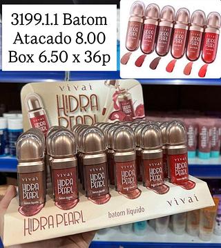 Batom Líquido Hidra Pearl Vivai