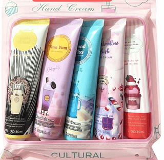 Kit com 5 Cremes para Mãos Hand Cream