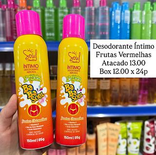 Desodorante Ìntimo Aerosol Frutas Vermelhas Soul