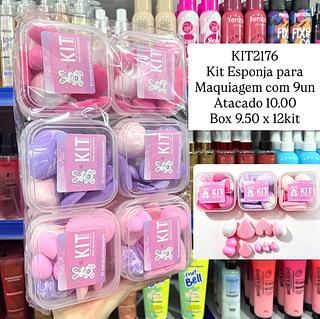 Kit Esponjas para Maquiagem com 9un Hello Mini
