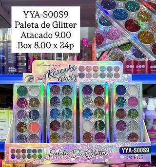 Paleta de Glitter Yoyo Maquiamor