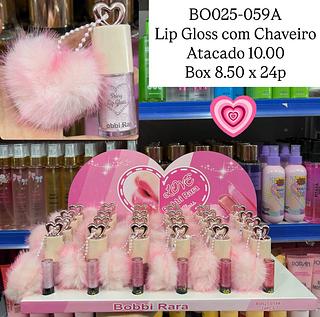 Lip Gloss com Chaveiro Bobbi Rara (somente peças)