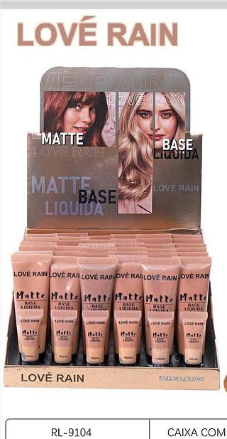 Base Líquida Matte Lové Rain (somente avulso)