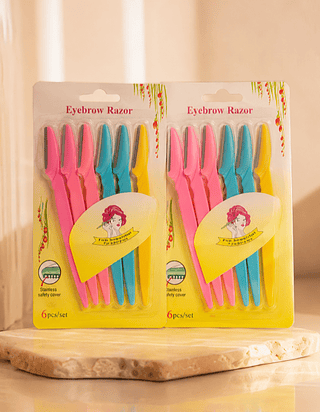 Kit cim 6 Navalha Eyebrow Razor