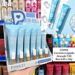 Corretivo Líquido Skin Roll Pink 21