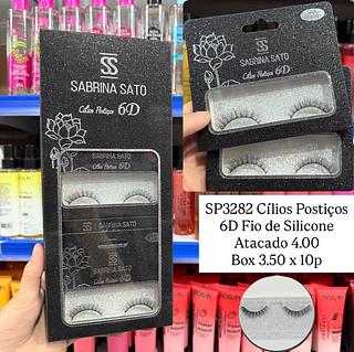 Cílios Postiços 6D Fio de Silicone Sabrina Sato