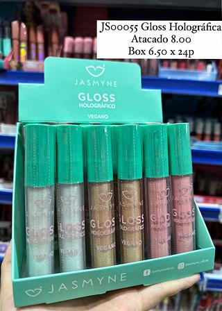 Gloss Holográfico Vegano Jasmyne (somente avulso)