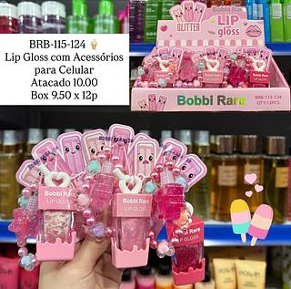 Lip Gloss com Acessórios Para Celular Bobbi Rara