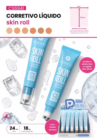 Corretivo Líquido Skin Roll Pink 21