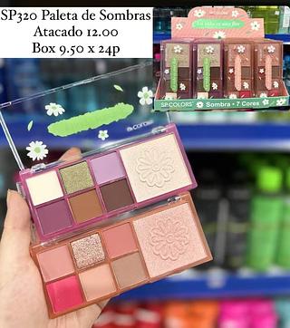 Paleta de Sombras La Vida Es Una Flor Sp Colors (Somente Pecas)