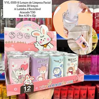 Lenços de Limpeza Facial com Chaveiro Yoyo Maquiamor