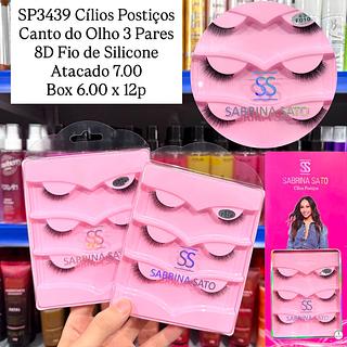 Cílios Postiços Canto do Olho 3 Pares Sabrina Sato F010