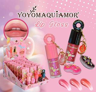 Lip Gloss Com Chaveiro Yoyo Maquiamor