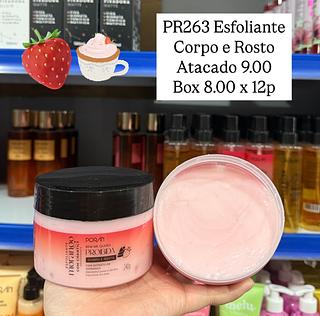 Esfoliante Corpo e Rosto Morango com Chantilly Bem Me Quero Poran