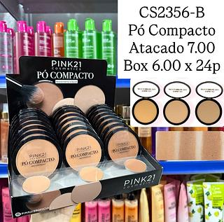 Pó Compacto Facial Grupo Escuro Pink 21