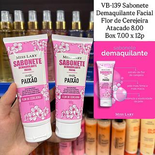 Sabonete Demaquilante Facial Flor de Cerejeira Miss Lary
